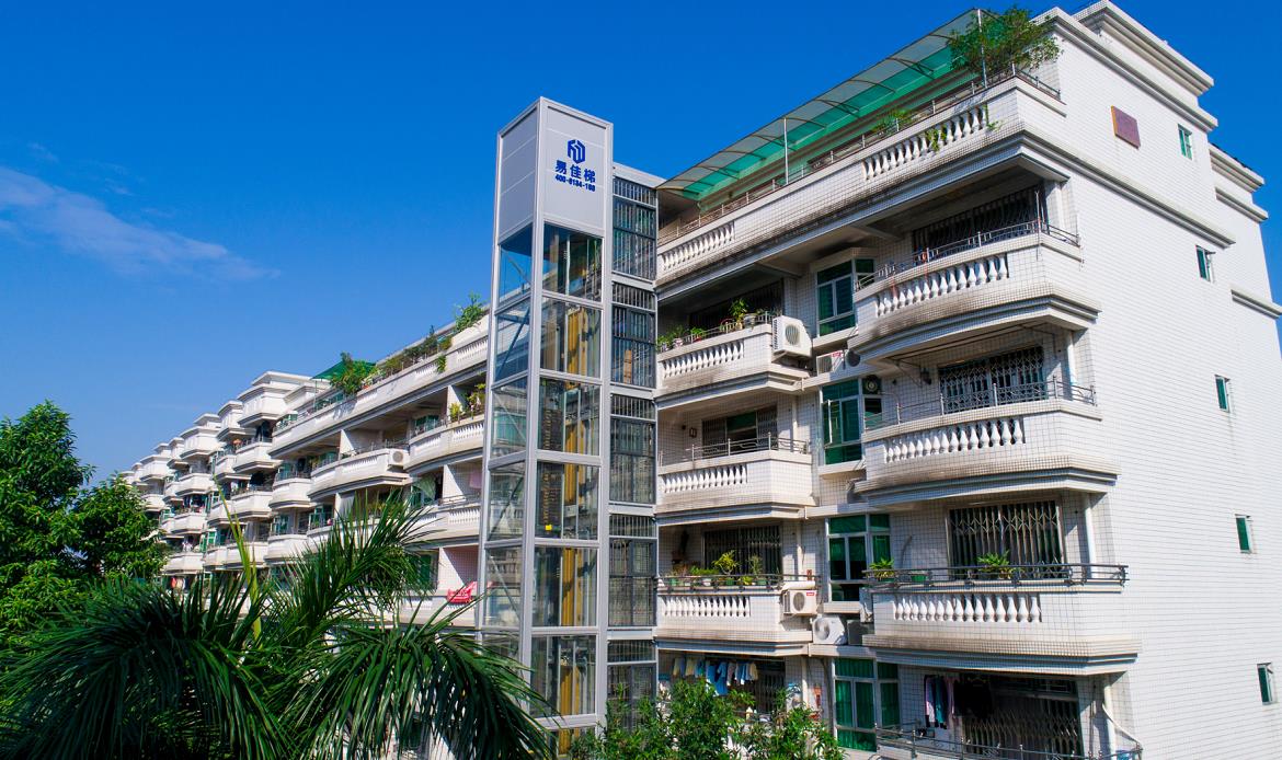 易佳梯中山紫來花園加建電梯案例