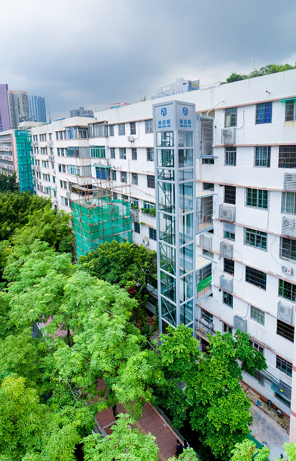易佳梯廣州廣工大466號加建案例